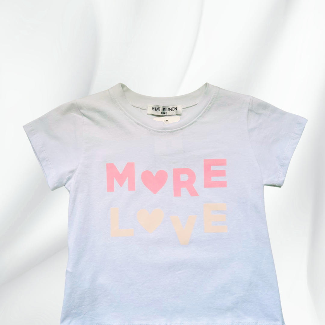 Tee- shirt More Love rose
