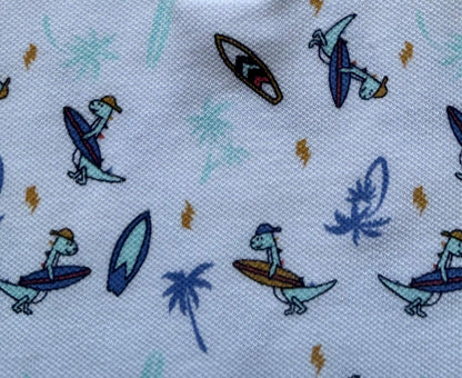 Polo imprimée surf - dinosaure