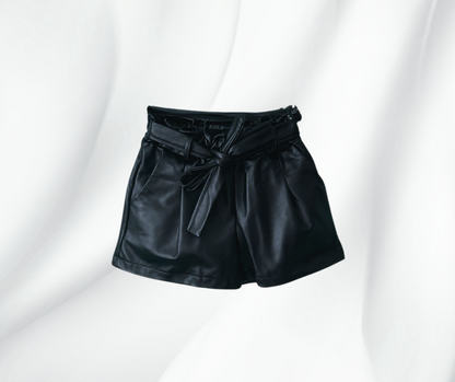 Short Similicuir noir - 40 %